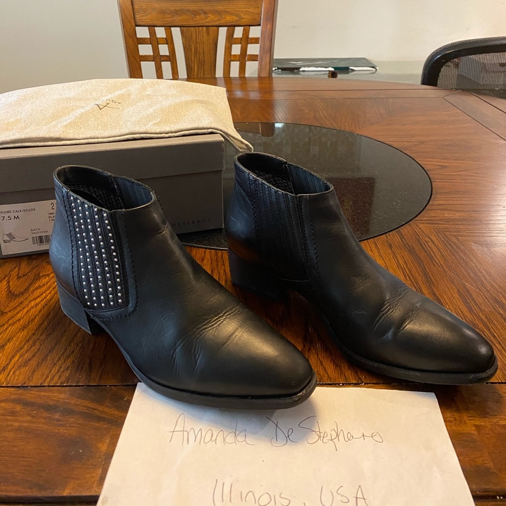 Aquatalia black boots
